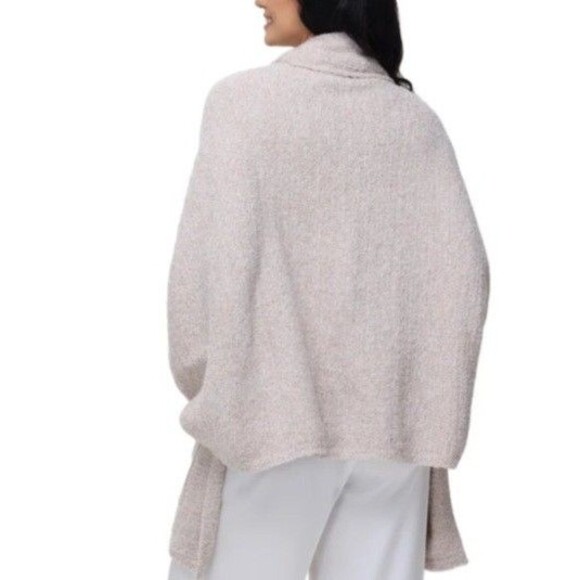 525 The Cozy Cape Wrap Tan (Goat Heather) L/XL NWT - Picture 2 of 3